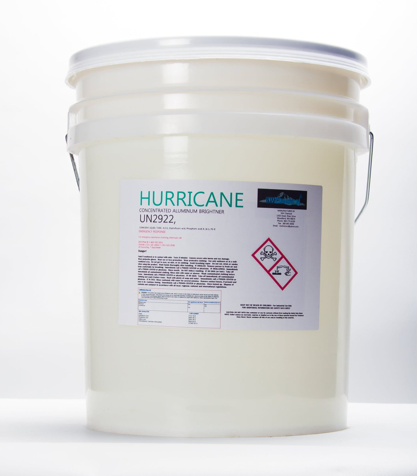 Hurricane – Non-Polish Safe Step #1 Aluminum Brightener (Acid-Based)