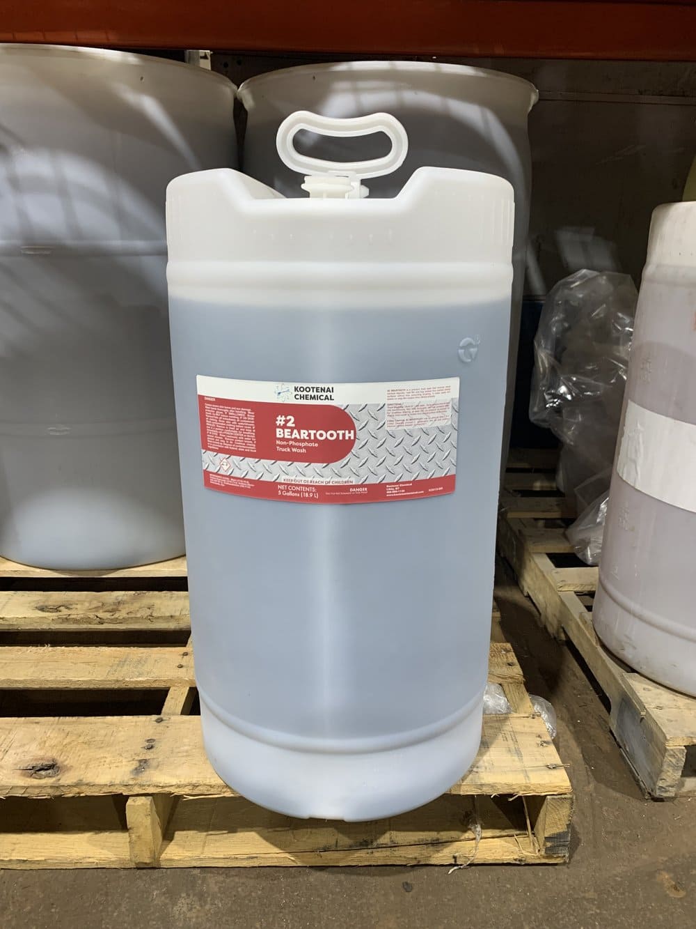 Beartooth 15 Gallon Container – Step #2 Soap & Degreaser (Non-Polish Safe)