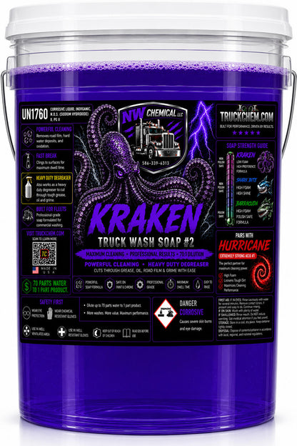 KRAKEN- Heavy Duty Fleet Wash Soap #2 & Degreaser
