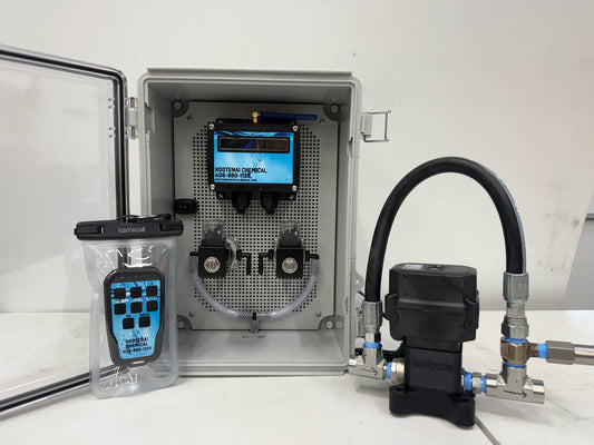 Remote-Controlled Soap & Acid Dispensing System for Fleet Washing