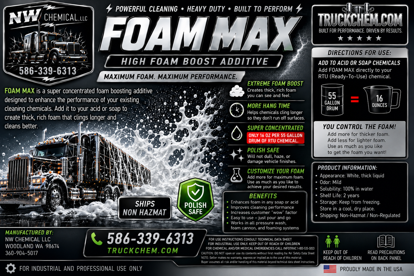 FOAM MAX™ – High Foam Boost Additive