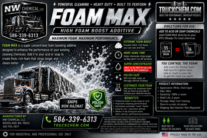 FOAM MAX™ – High Foam Boost Additive