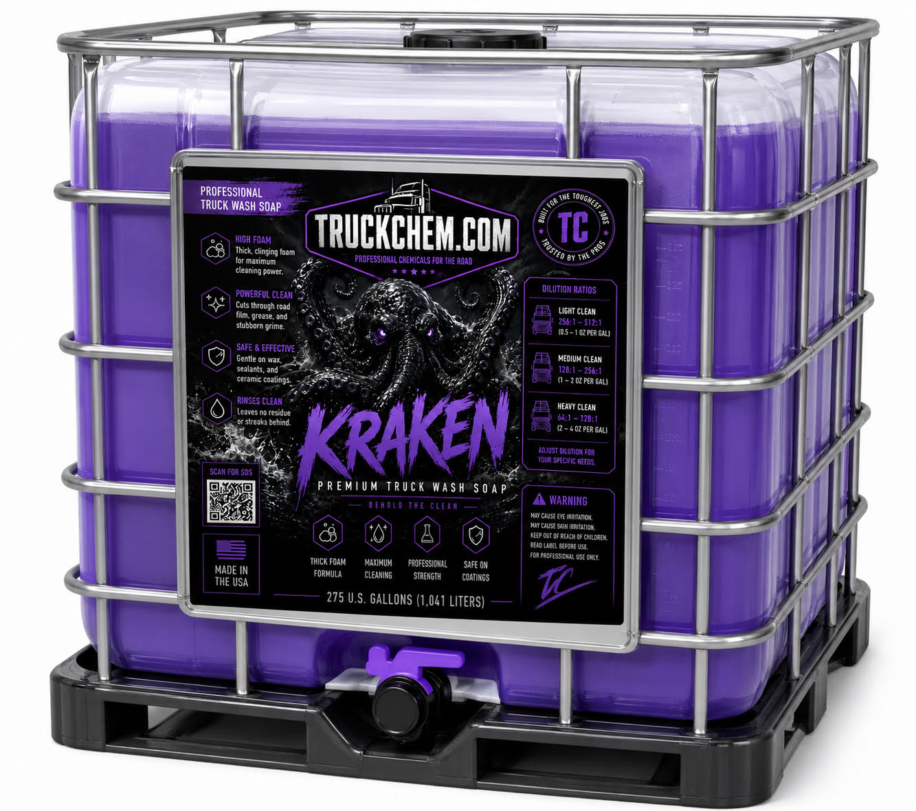 KRAKEN- Heavy Duty Fleet Wash Soap #2 & Degreaser