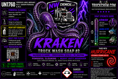 KRAKEN- Heavy Duty Fleet Wash Soap #2 & Degreaser