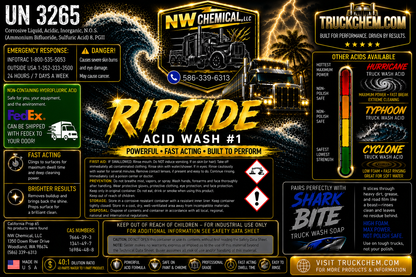Riptide #1- Freight Friendly Bucket (NOT Polish Safe)