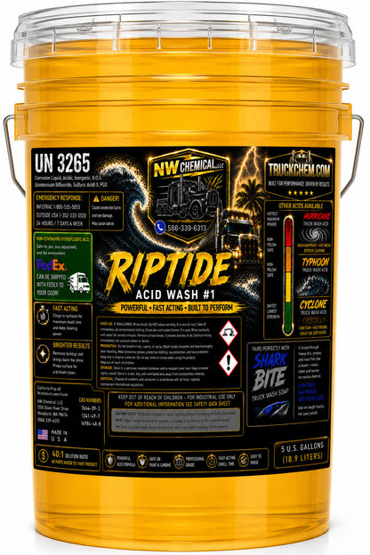 Riptide #1- Freight Friendly Bucket (NOT Polish Safe)